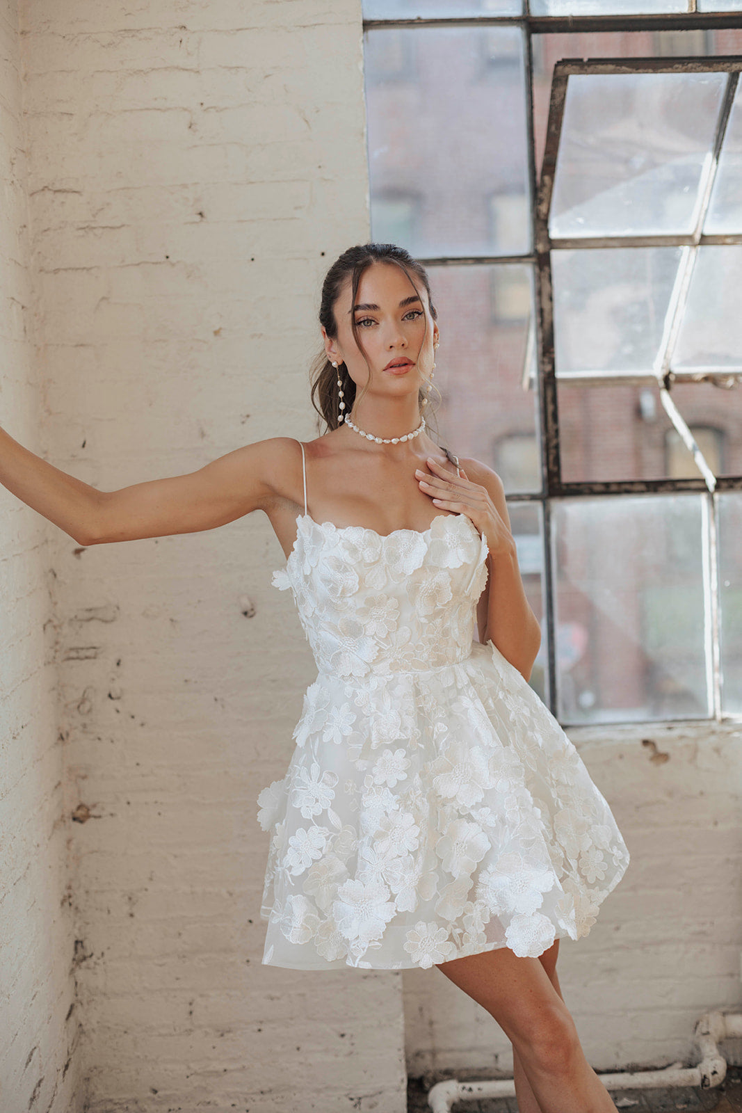 Bride All Party Dresses Untamed Petals Blair Mini Dress In Ivory At Nordstrom, Size 10 Bride All Party Dresses Untamed Petals Blair Mini Dress In Ivory At Nordstrom, Size 10
