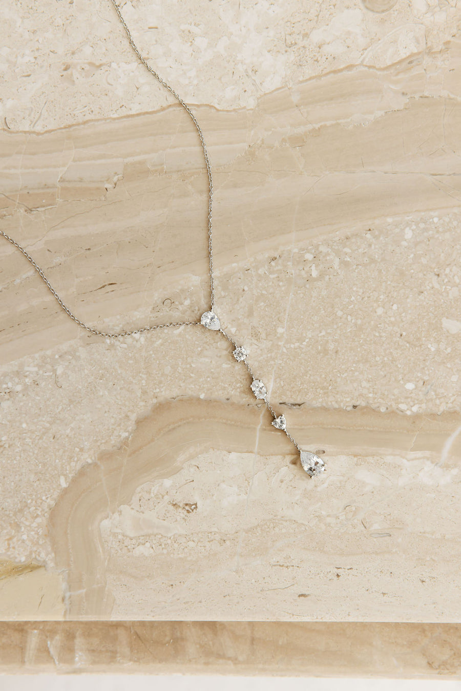 Lunar Crystal Drop Pendant