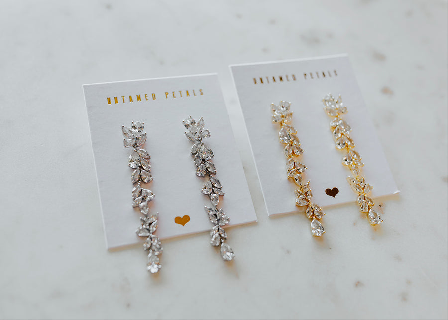 Promise Crystal Drop Earrings