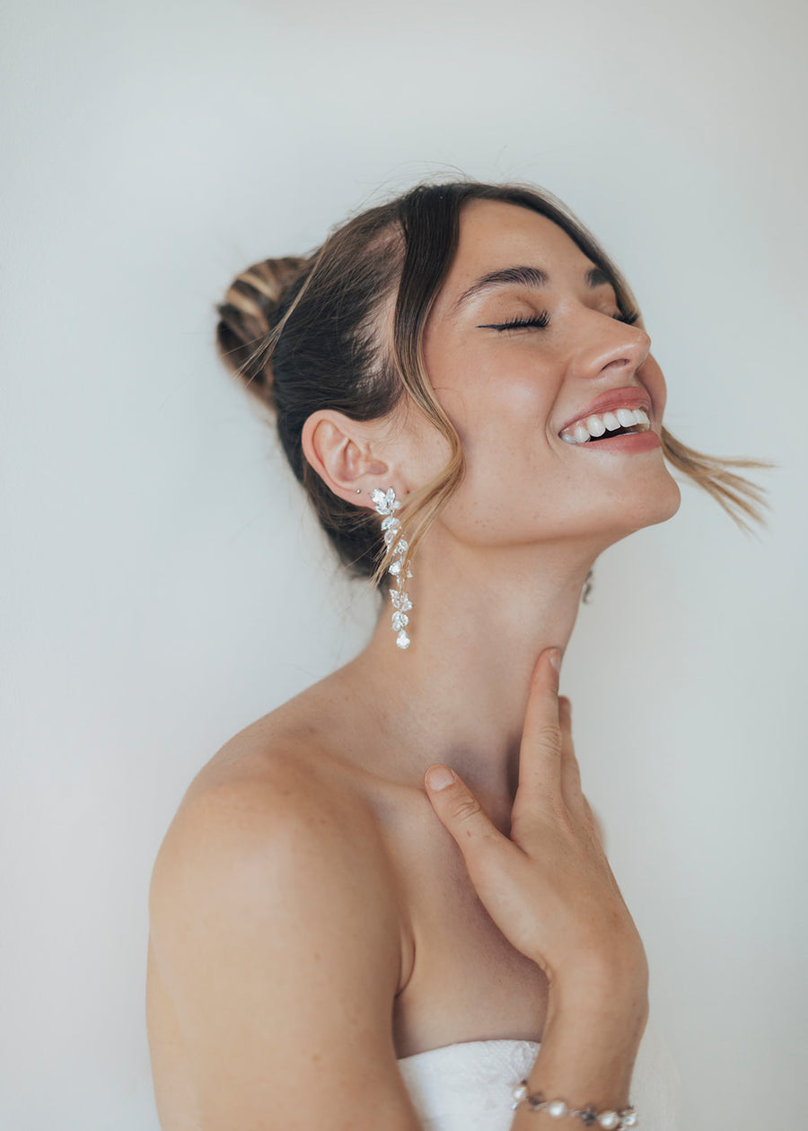 Promise Crystal Drop Earrings