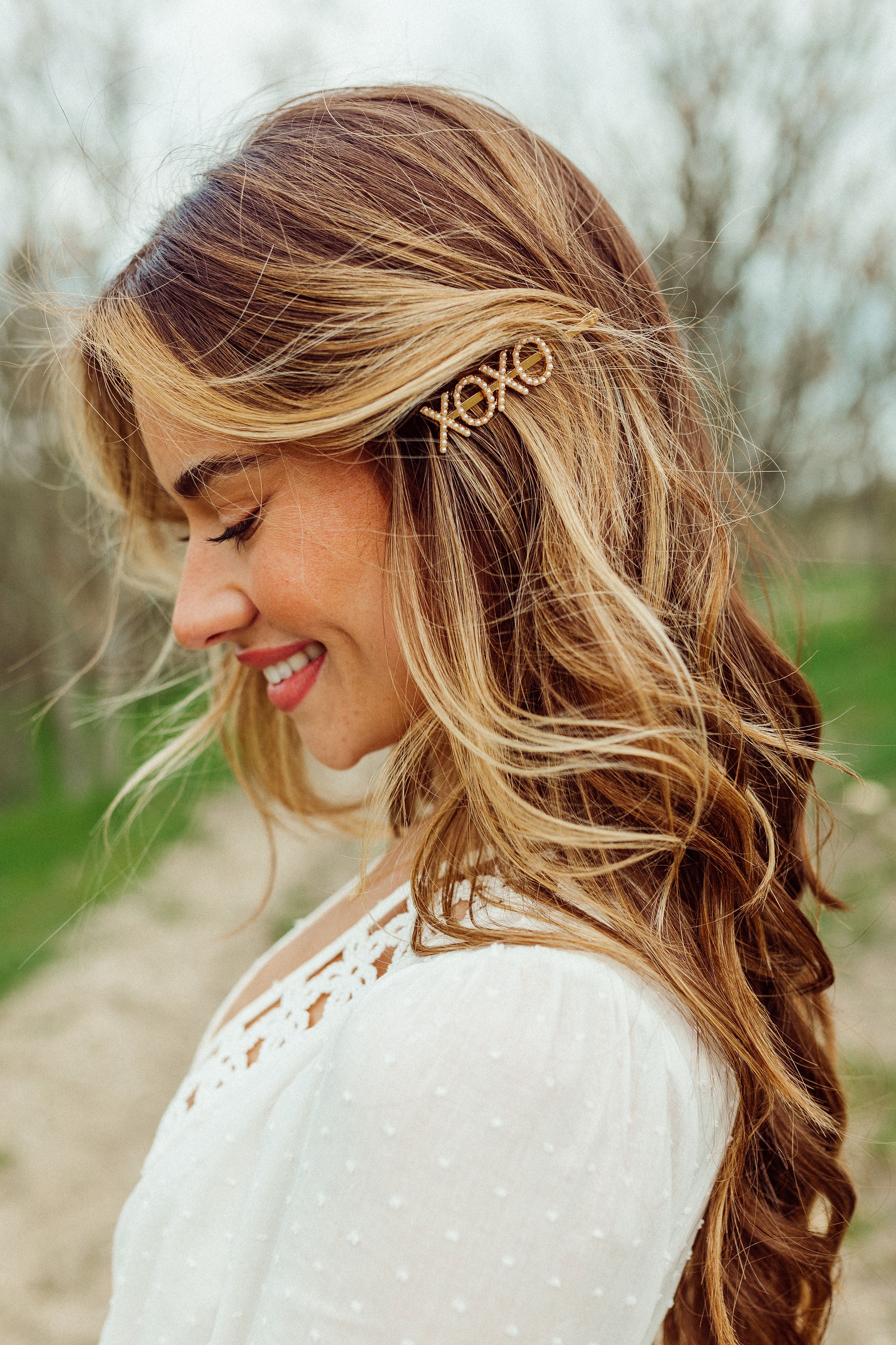 XOXO Pearl Bobby pin – Untamed Petals