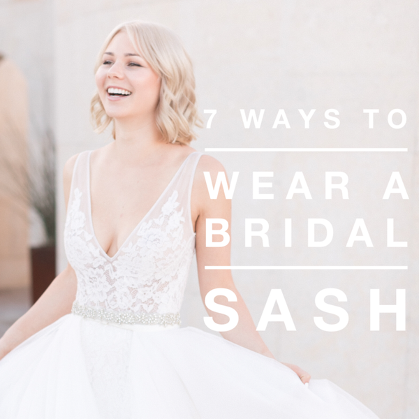 7 Ways to Style A Thin Bridal Belt