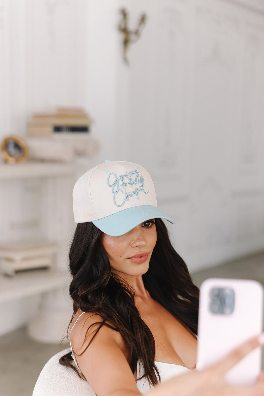 GOING TO THE CHAPEL Baseball Hat - Blue