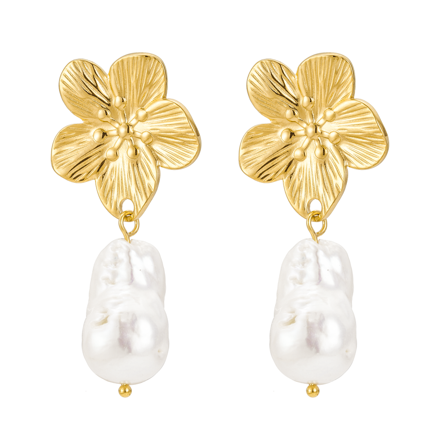 Elise Baroque Drop Earrings