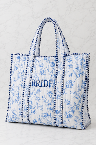 Beatrix Quilted Bridal Tote