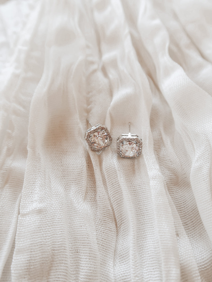Adriana Crystal Stud Earrings