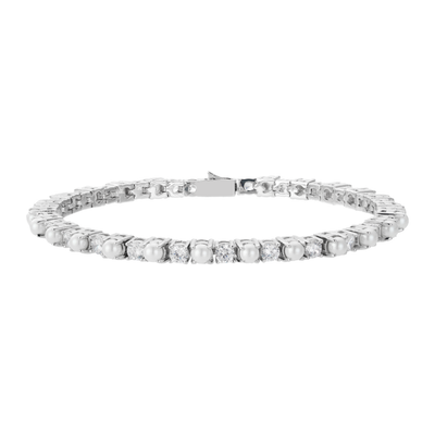 Aria Pearl and Crystal Bracelet