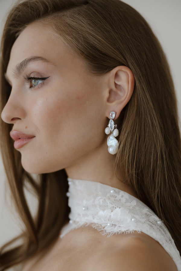 Astoria Freshwater Pearl Drop Earrings