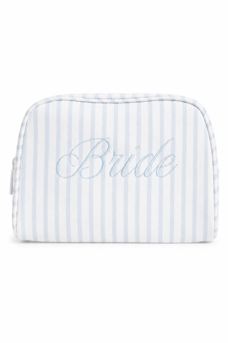 Bride Striped Cosmetic Bag - Blue