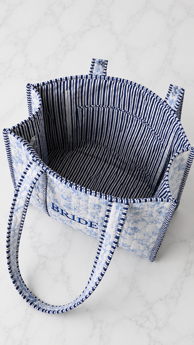 Beatrix Quilted Bridal Tote
