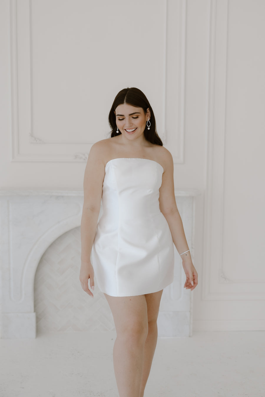 Bianca Mini Dress Strapless Mikado Mini Dress | Untamed Petals Bianca Mini Dress Strapless Mikado Mini Dress | Untamed Petals