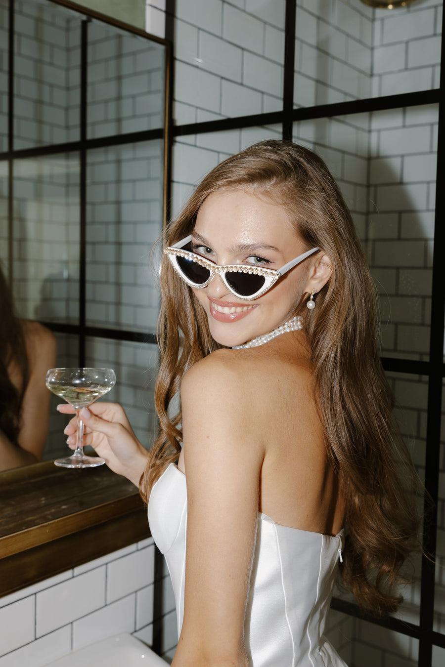 Boss Babe Sunnies - White
