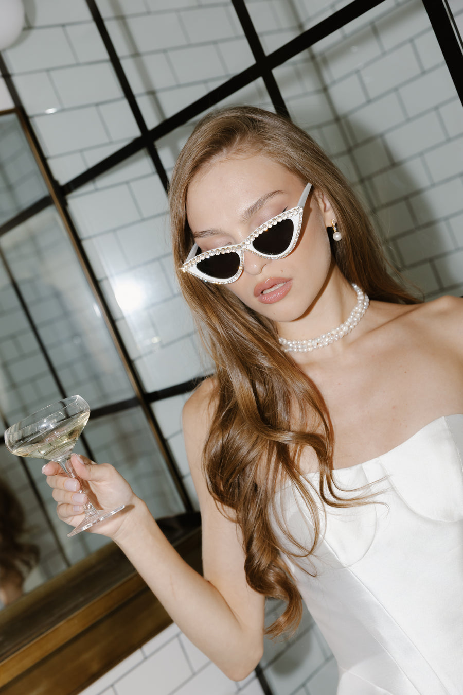 Boss Babe Sunnies - White