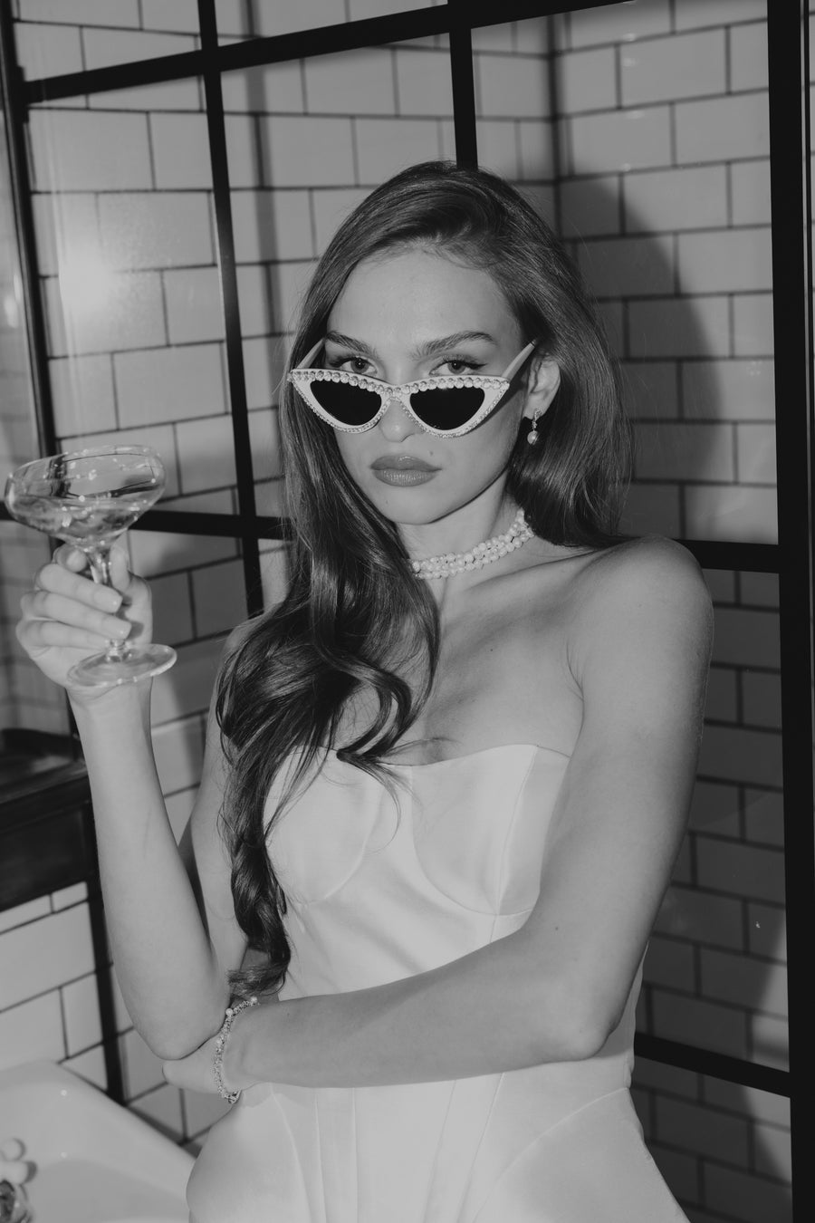 Boss Babe Sunnies - White