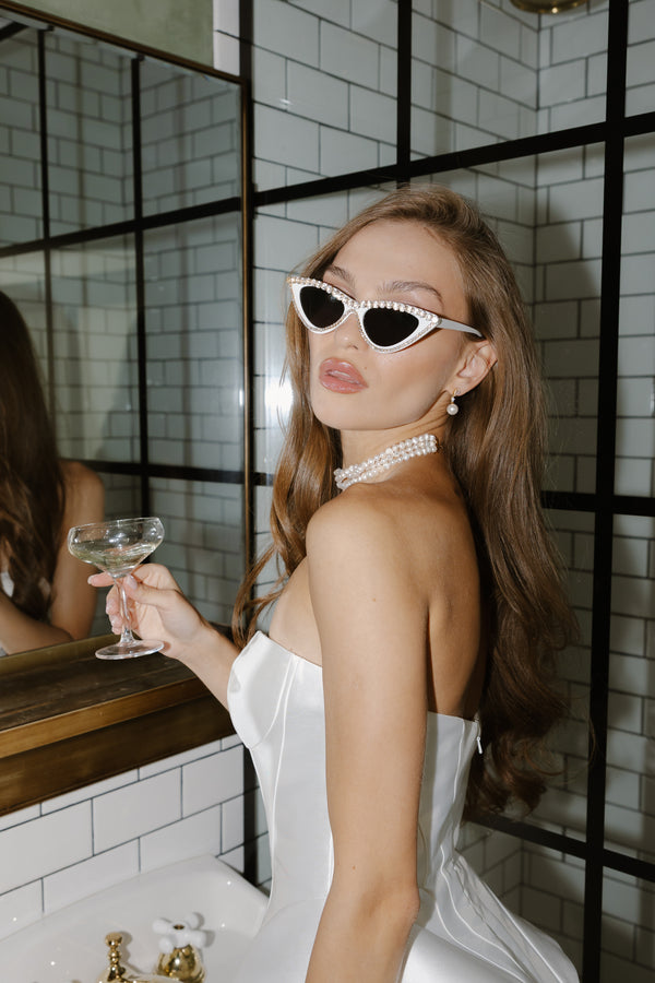 Boss Babe Sunnies - White