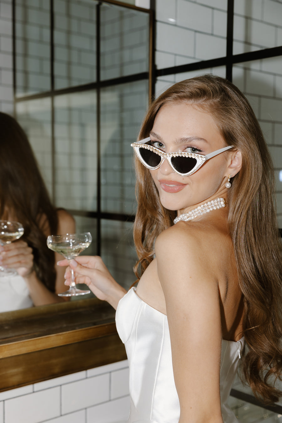 Boss Babe Sunnies - White