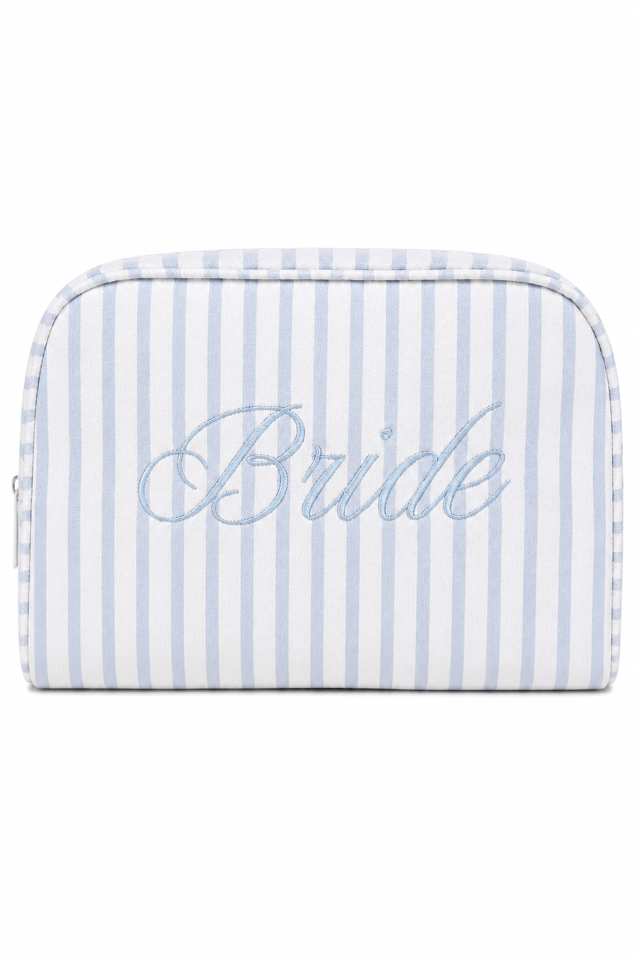 Bride Striped Cosmetic Bag - Blue
