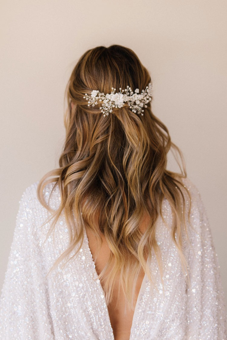 Jade Bridal Comb