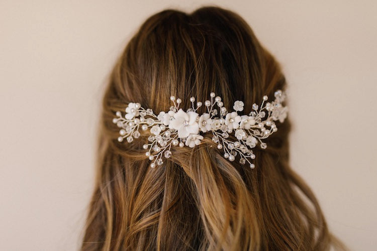 Jade Bridal Comb