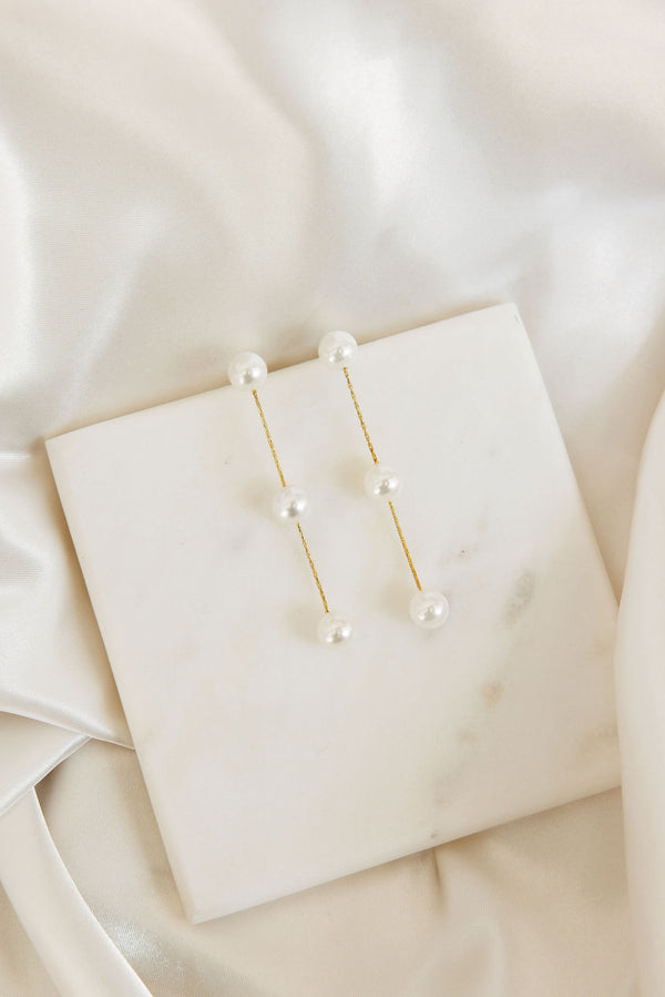 Lilly Pearl Drop Earrings