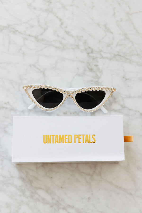 Boss Babe Sunnies - White