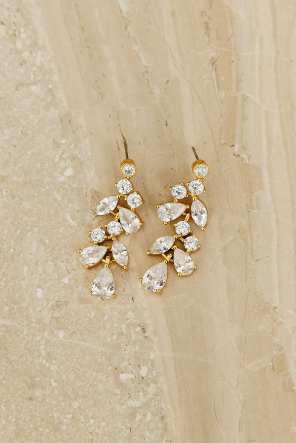 Cami Crystal Drop Earrings