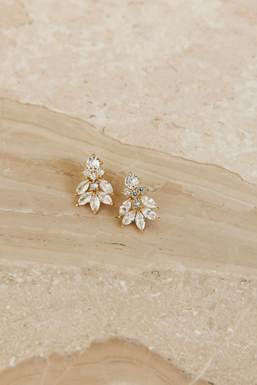 Carla Crystal Stud Earrings