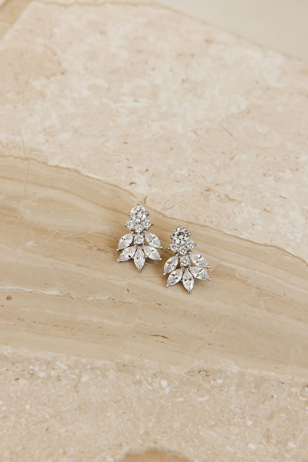 Carla Crystal Stud Earrings