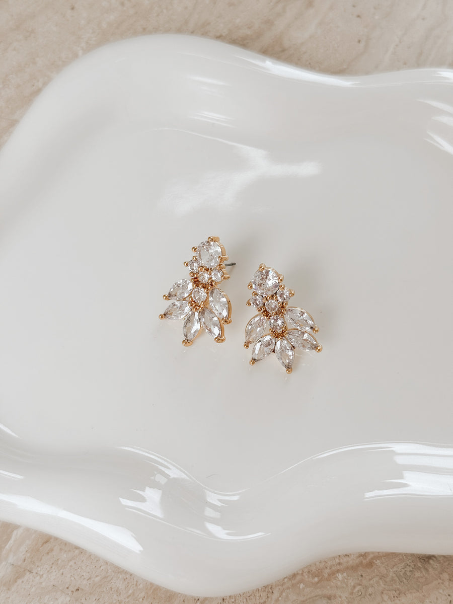 Carla Crystal Stud Earrings