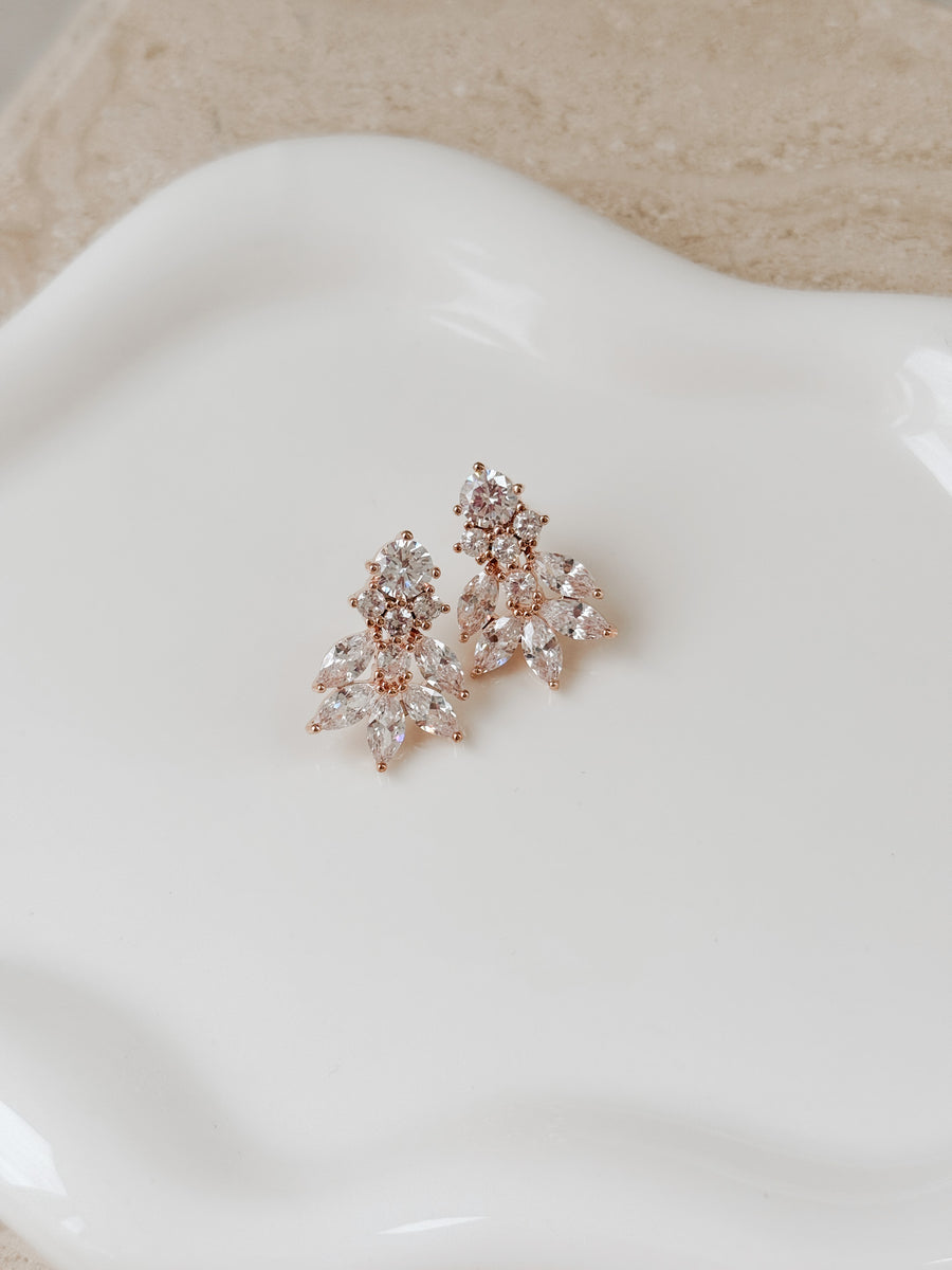 Carla Crystal Stud Earrings