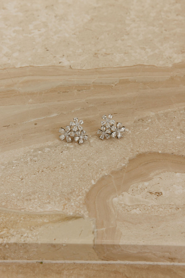 Daisy Crystal Studs