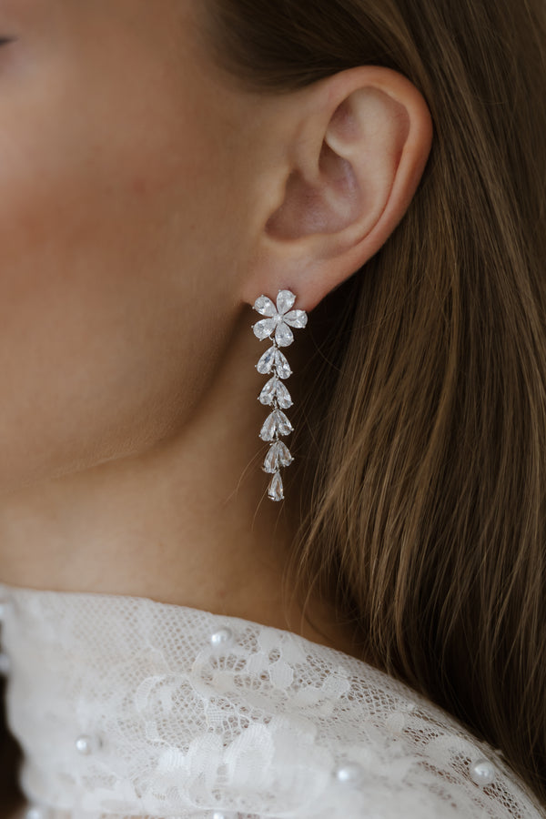 Devotion Crystal Drop Earrings