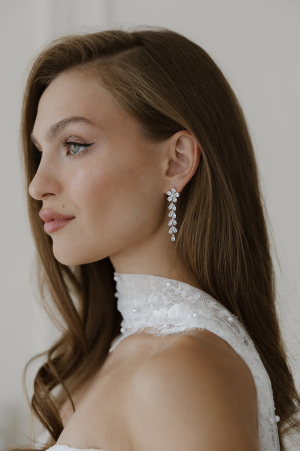 Devotion Crystal Drop Earrings