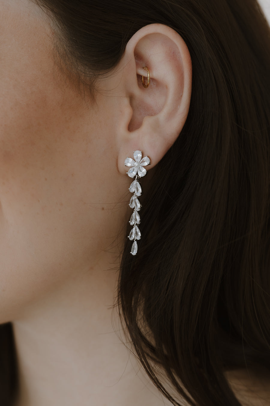 Devotion Crystal Drop Earrings