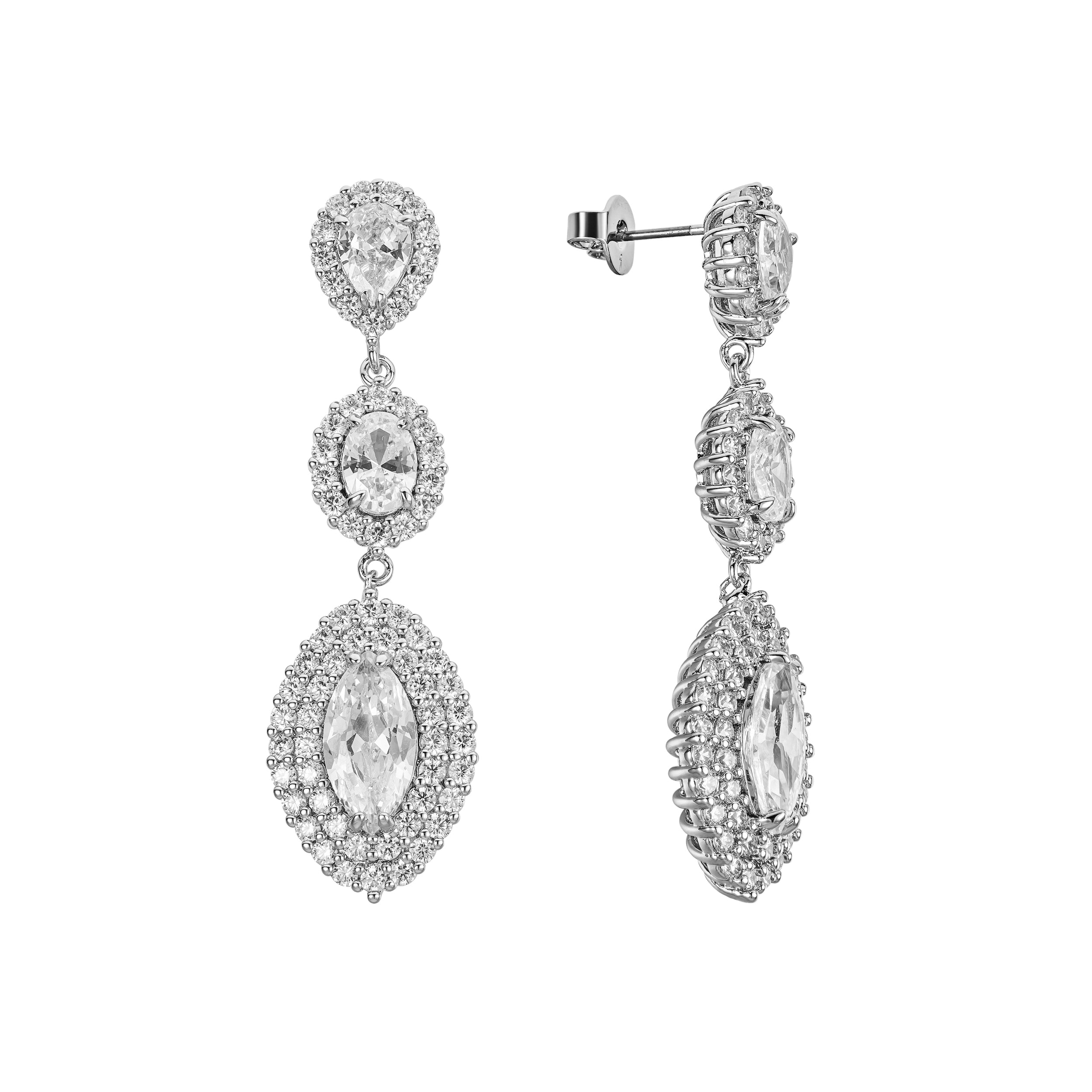 Annette Crystal Drop Earrings – Untamed Petals