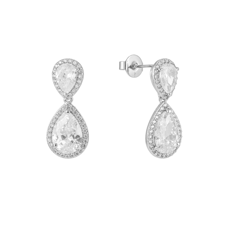 Aspen Crystal Drop Earrings