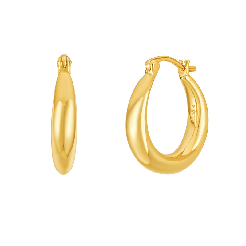 Classic on sale gold hoops