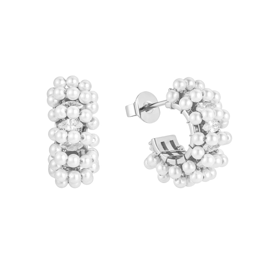Millie Mini Pearl Hoops