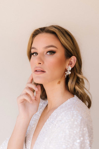 Opal Bridal Earrings