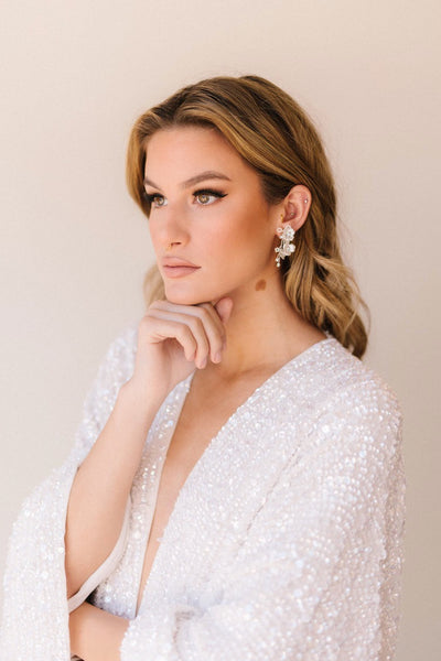 Opal Bridal Earrings