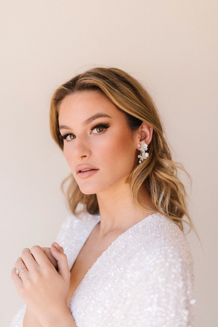 Opal Bridal Earrings