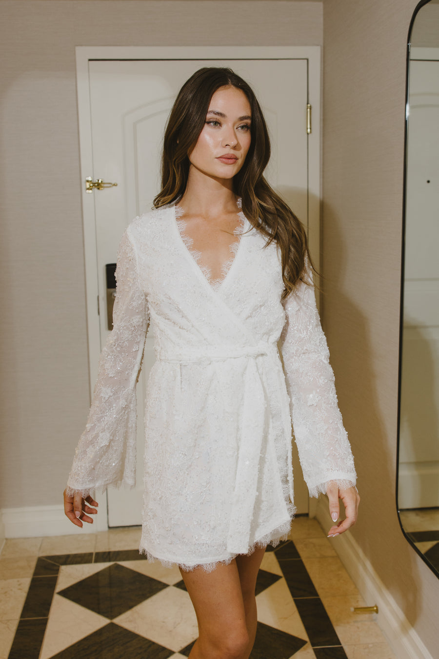 Emma Sequin Robe