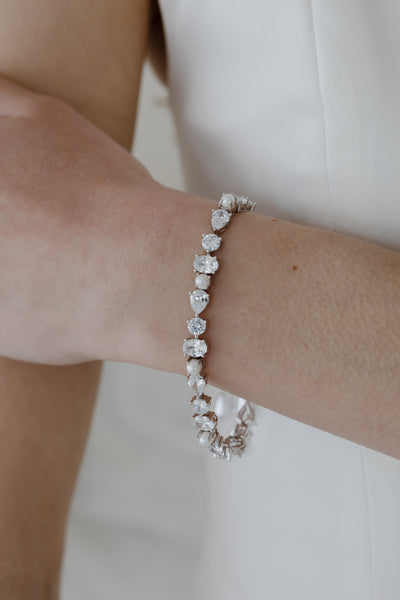 Ever After Pearl and Crystal Bracelet