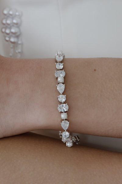 Ever After Pearl and Crystal Bracelet