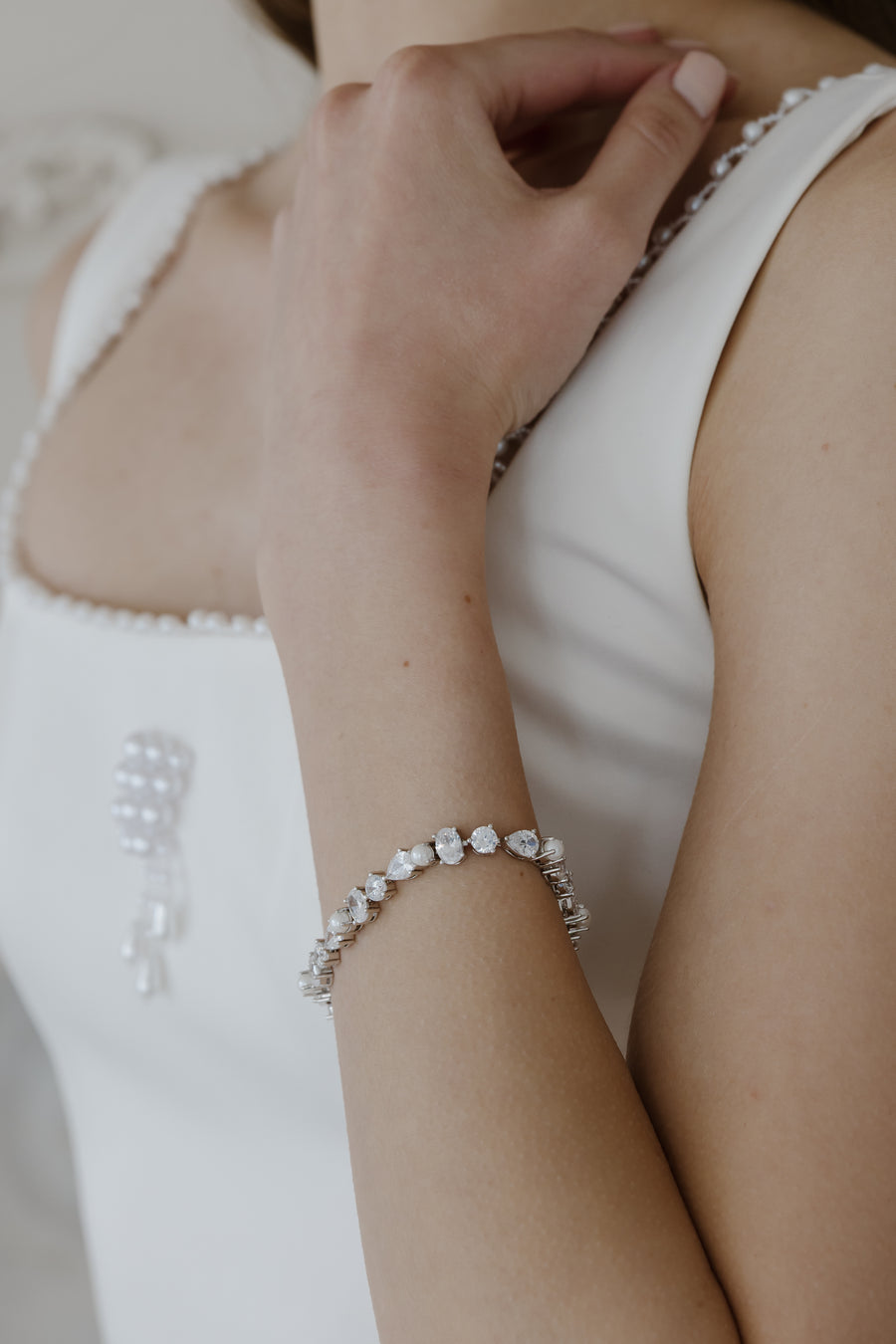 Ever After Pearl and Crystal Bracelet