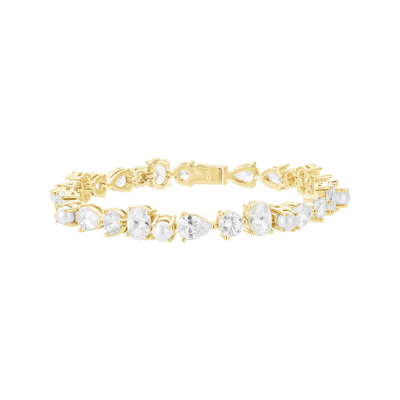 Ever After Pearl and Crystal Bracelet