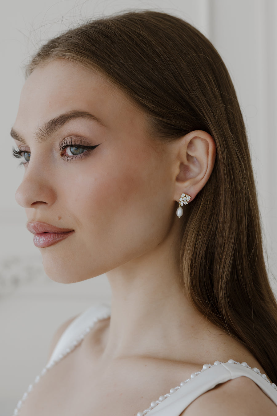 First Dance Pearl Drop Earrings