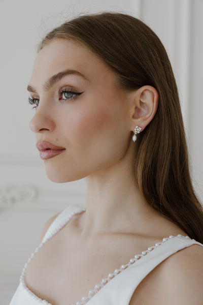 First Dance Pearl Drop Earrings
