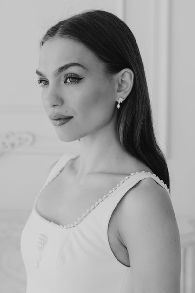 First Dance Pearl Drop Earrings