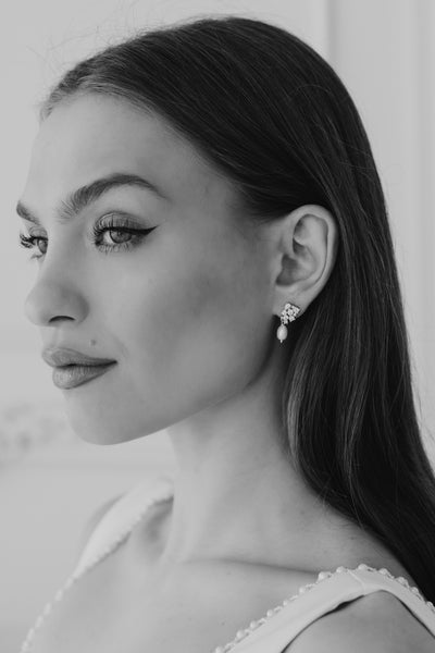 First Dance Pearl Drop Earrings